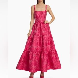 As It May Terry Tiered Evening Gown